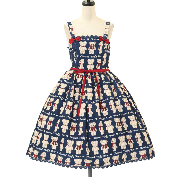 USED】【axes femme kawaii/Mサイズ】フラッフィベアジャンスカ