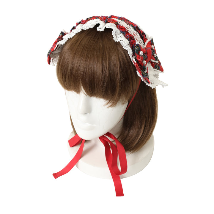 USED】おしゃまフリルヘッドドレス（タータン） | Angelic Pretty