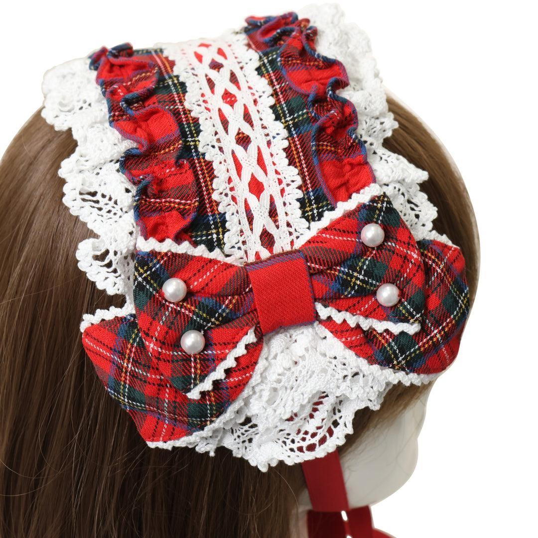 USED】おしゃまフリルヘッドドレス（タータン） | Angelic Pretty