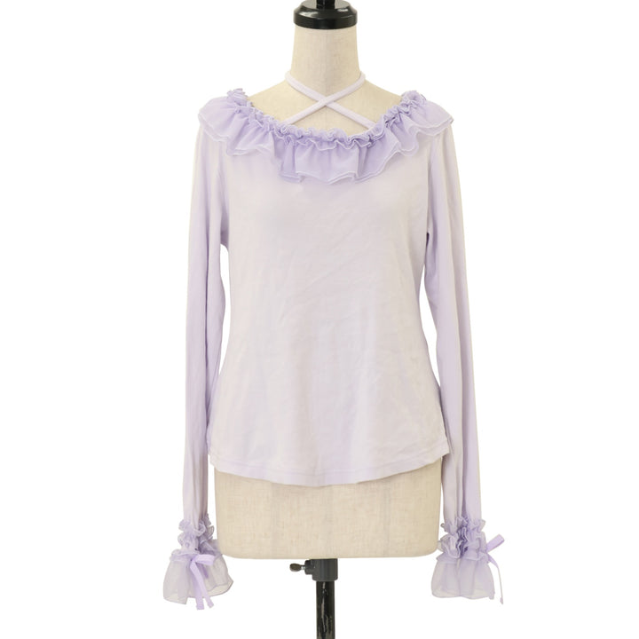 Angelic Pretty リボン カットソー USED】Sweetリボンカットソー | Angelic Pretty | ロリータ ゴスロリ