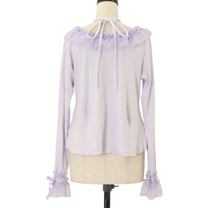Angelic Pretty フリルカットソーパーカー ラベンダー リボン注意有 USED】Sweetリボンカットソー | Angelic Pretty | ロリータ ゴスロリ
