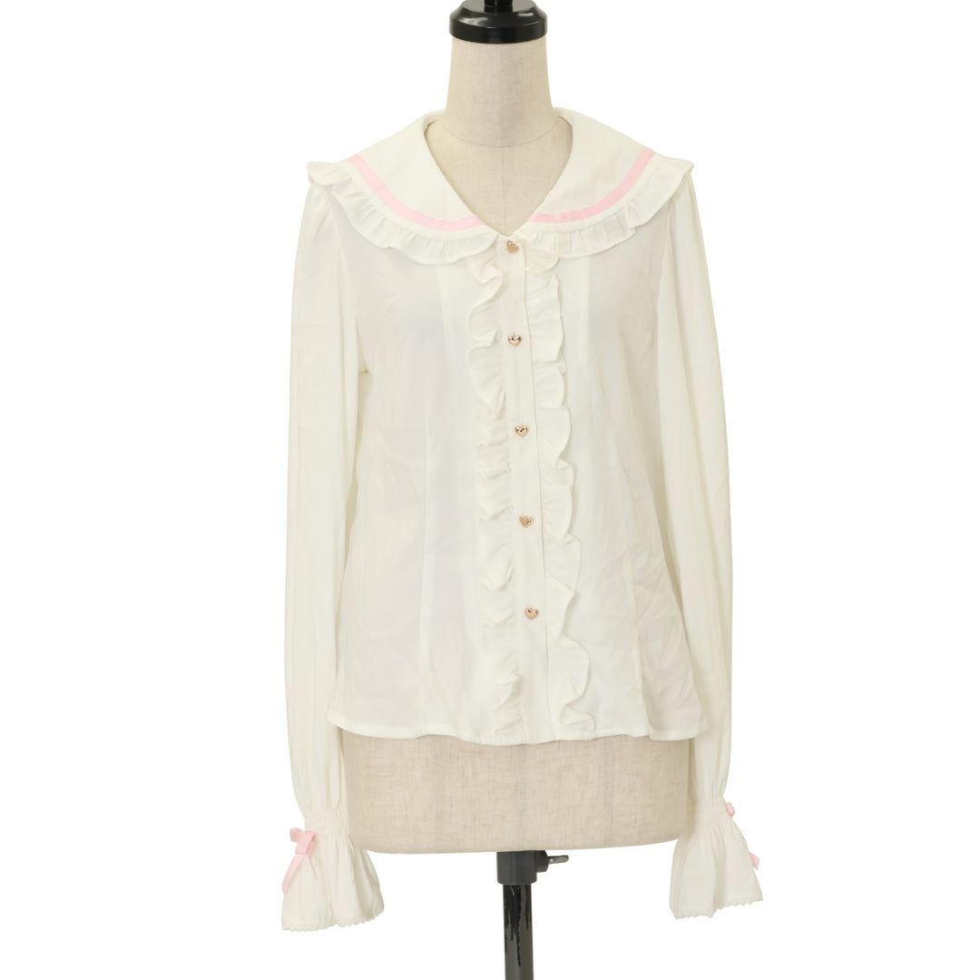 アンジェリックプリティ　プチハート　ブラウス USED】Pure Heart ブラウス | Angelic Pretty | ロリータ ゴスロリ