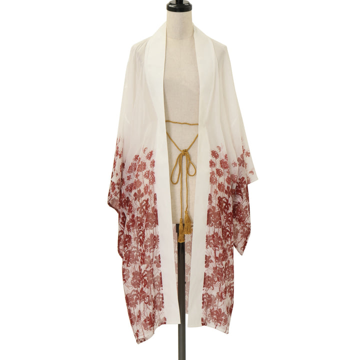 USED】【axes femme kawaii/Mサイズ】彼岸花柄シアー着物風羽織