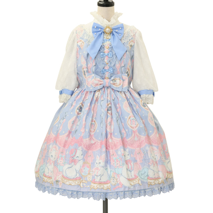 USED】Dolly Catワンピース| Angelic Pretty Wunderwelt - Gothic