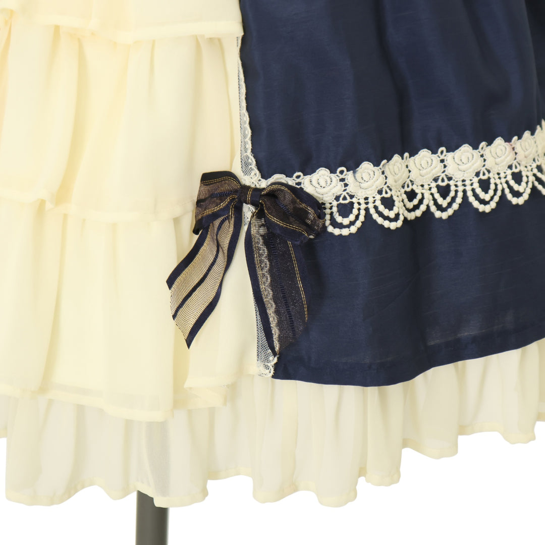 BABY ミカエルの祝福 ジャンパースカート ネイビー 若草色 JSK USED】ミカエルの祝福ジャンパースカート | BABY, THE STARS SHINE