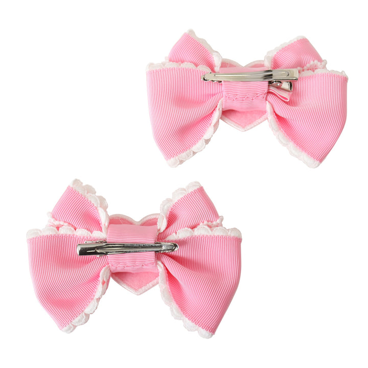 USED】HeartワッペンリボンクリップSet | Angelic Pretty | ロリータ