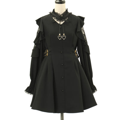 USED】【9号】修道女ミニワンピース（黒×青） | Moi-même-Moitié