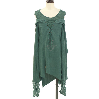 USED】ONESTE 薔薇刺繍フード付きロングカーディガン | Ozz On