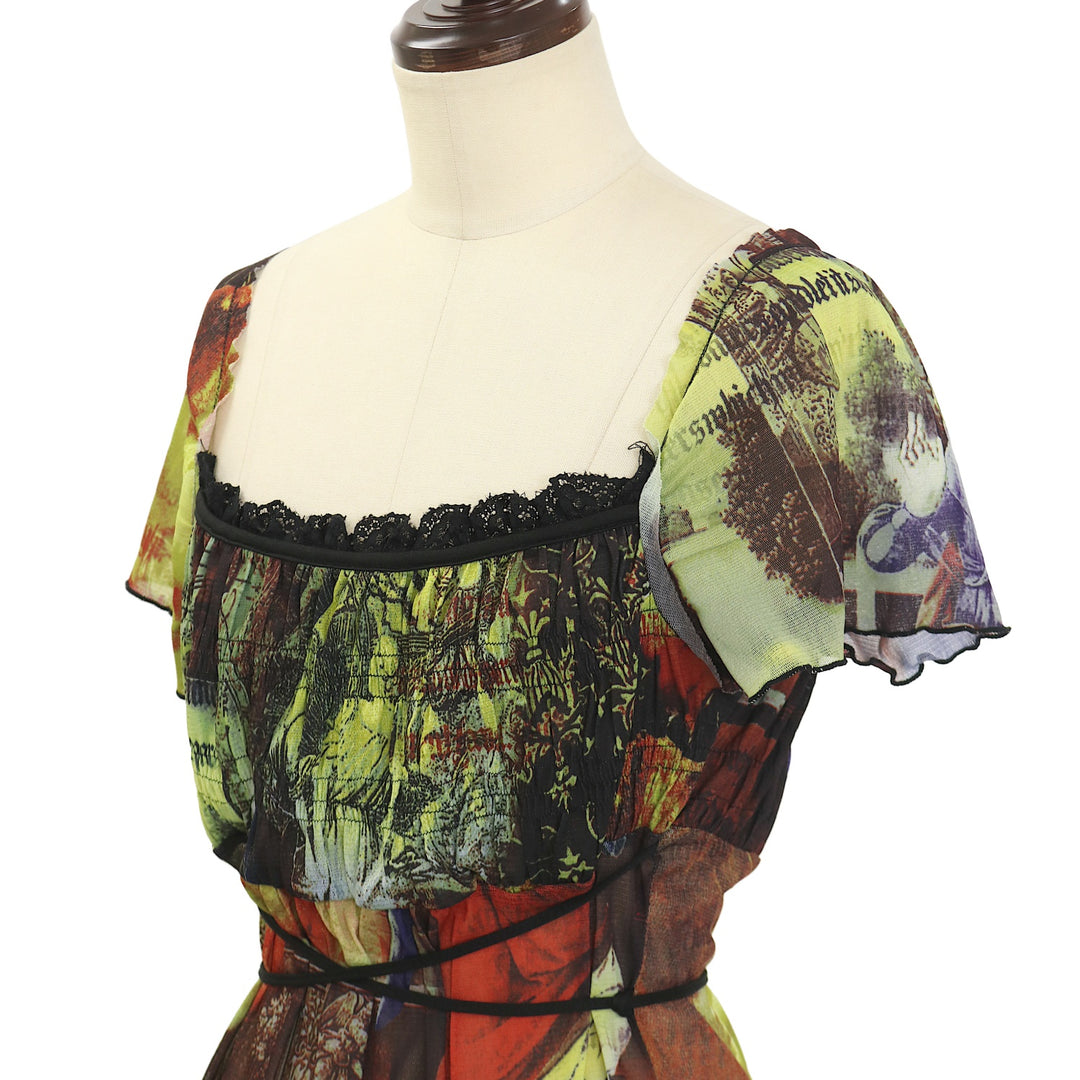 USED】ONESTE 絵画柄シースルートップス | Ozz On Wunderwelt Online