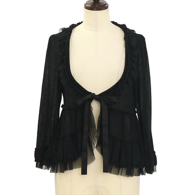 USED】【PEACE NOW/Mサイズ】羽十字刺繍セーラージャケット | BLACK