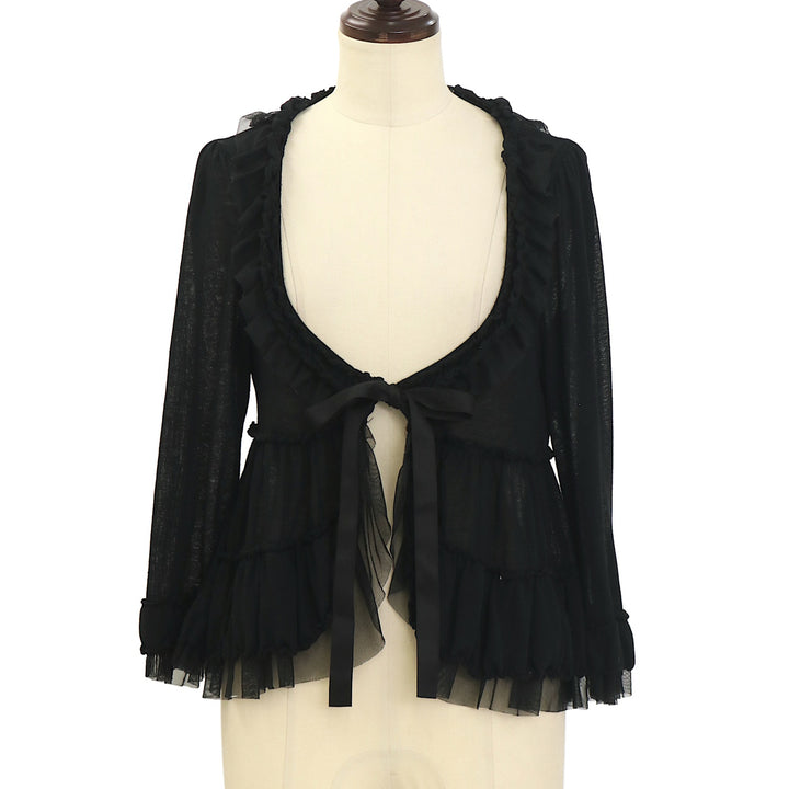 USED】【Mサイズ】シースルーフリルボレロ | BLACK PEACE NOW