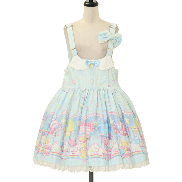 USED】Cotton Candy Shop サロペット+バレッタセット | Angelic Pretty