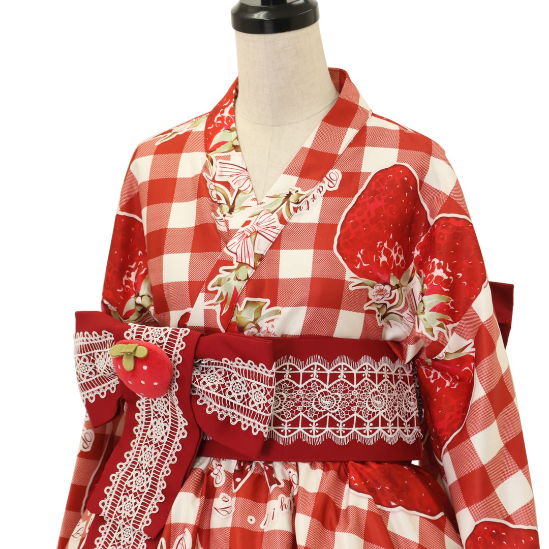 USED】【Mサイズ】いちご姫浴衣セット | To Alice Wunderwelt Online