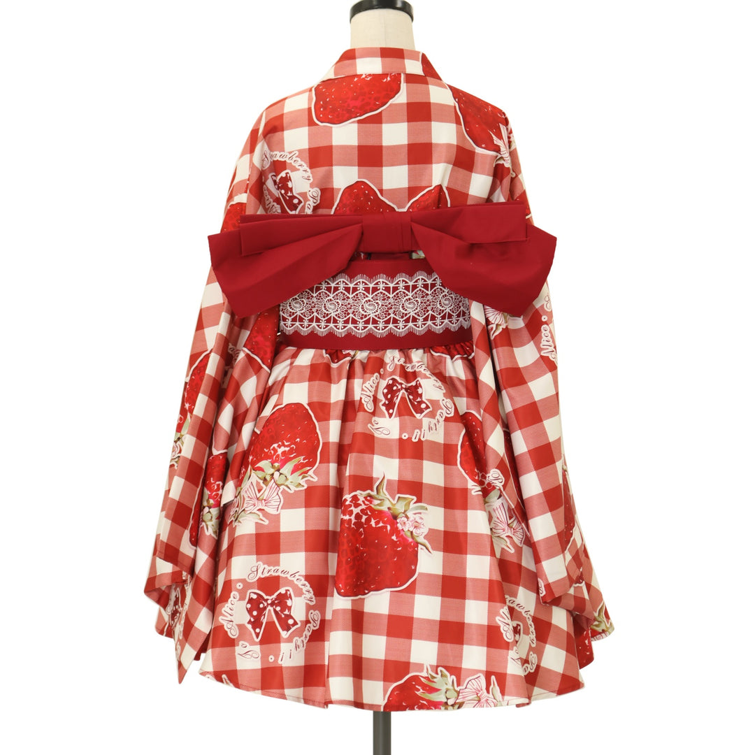 USED】【Mサイズ】いちご姫浴衣セット | To Alice | ロリータ ゴスロリ