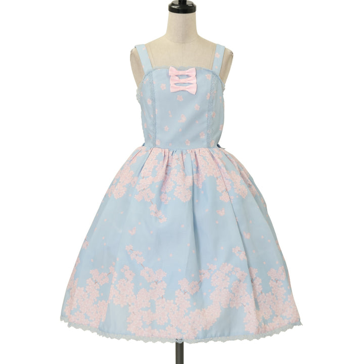 USED】【axes femme kawaii/Mサイズ】桜柄ジャンパースカート