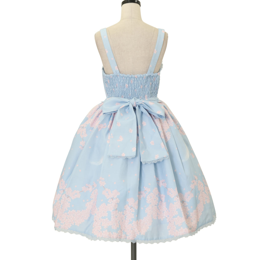 USED】【axes femme kawaii/Mサイズ】桜柄ジャンパースカート