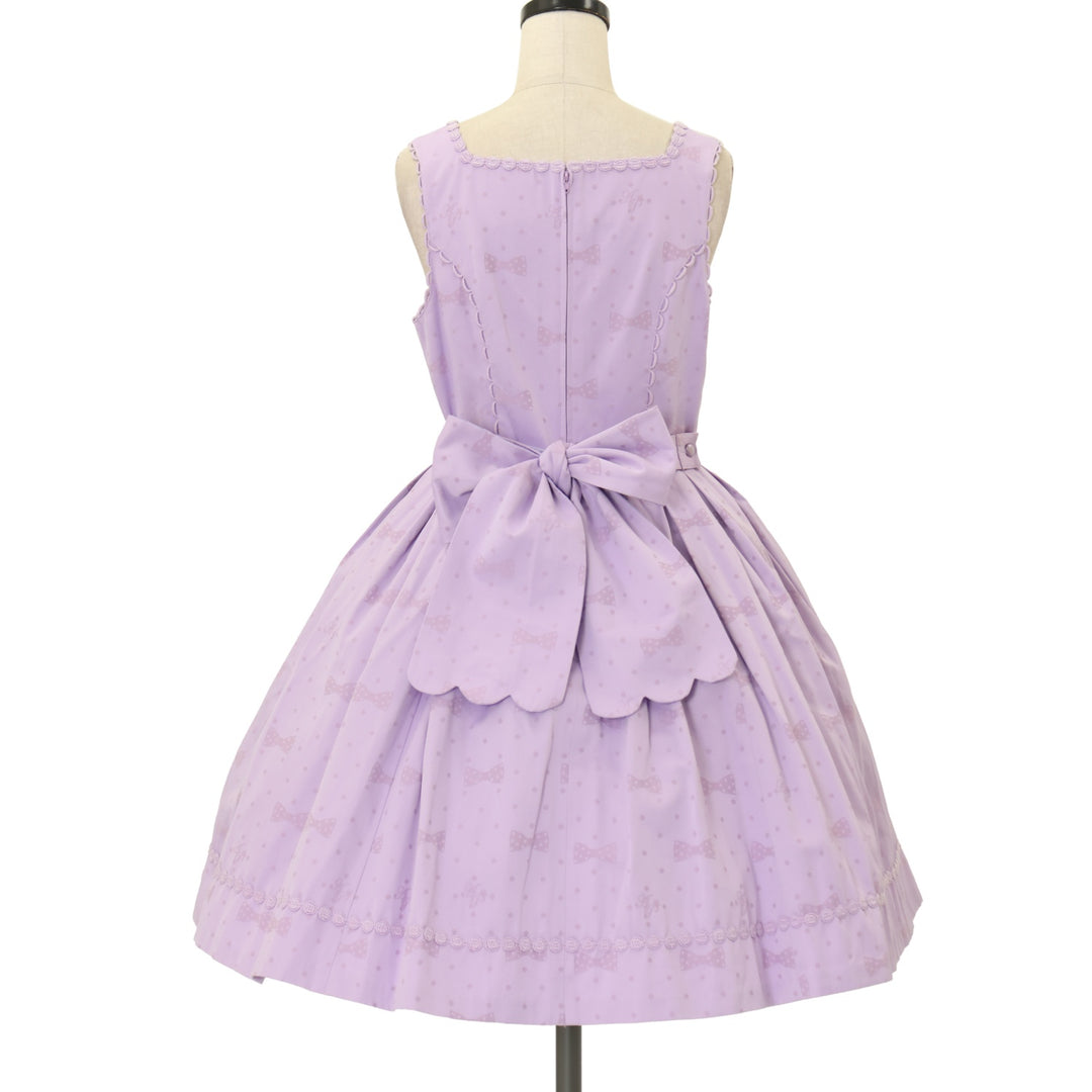 USED】乙女リボンジャガードジャンパースカート | Angelic Pretty