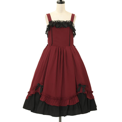 USED】ロココブーケフリルエプロンドレス | Victorian Maiden