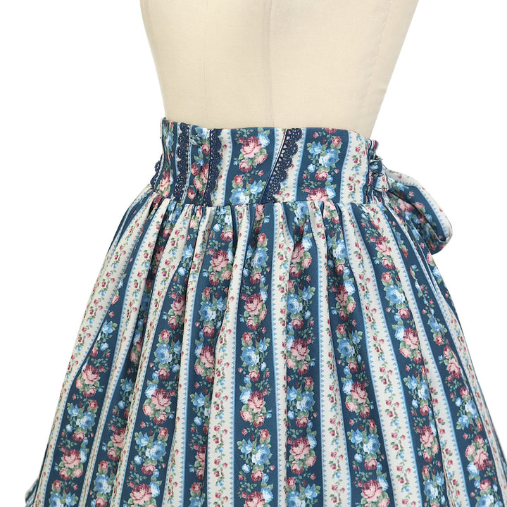 USED】【axes femme kawaii/Mサイズ】ストライプローズ柄スカート