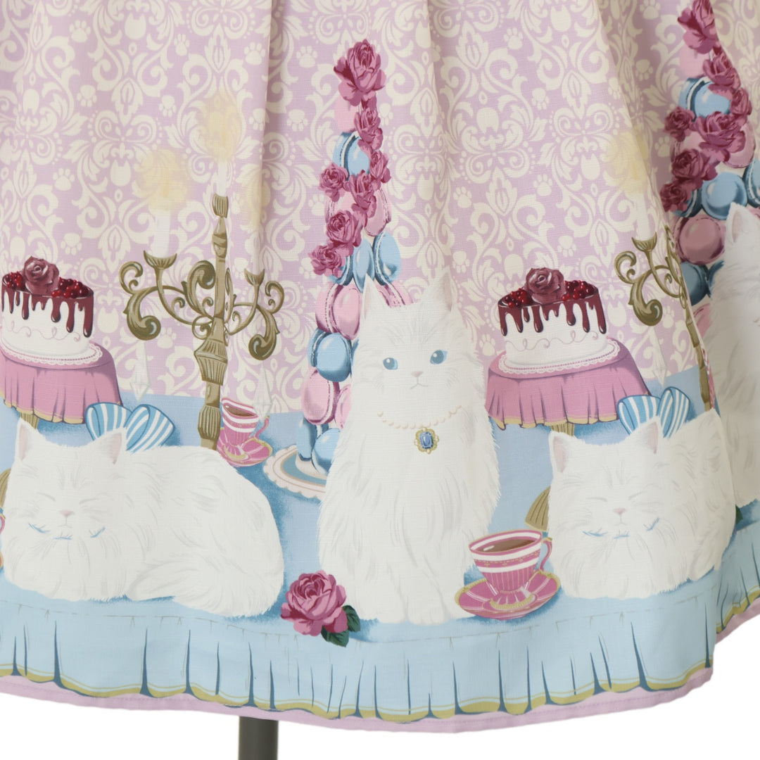 USED】【axes femme kawaii/Mサイズ】猫会ジャンスカ | Chalmiere