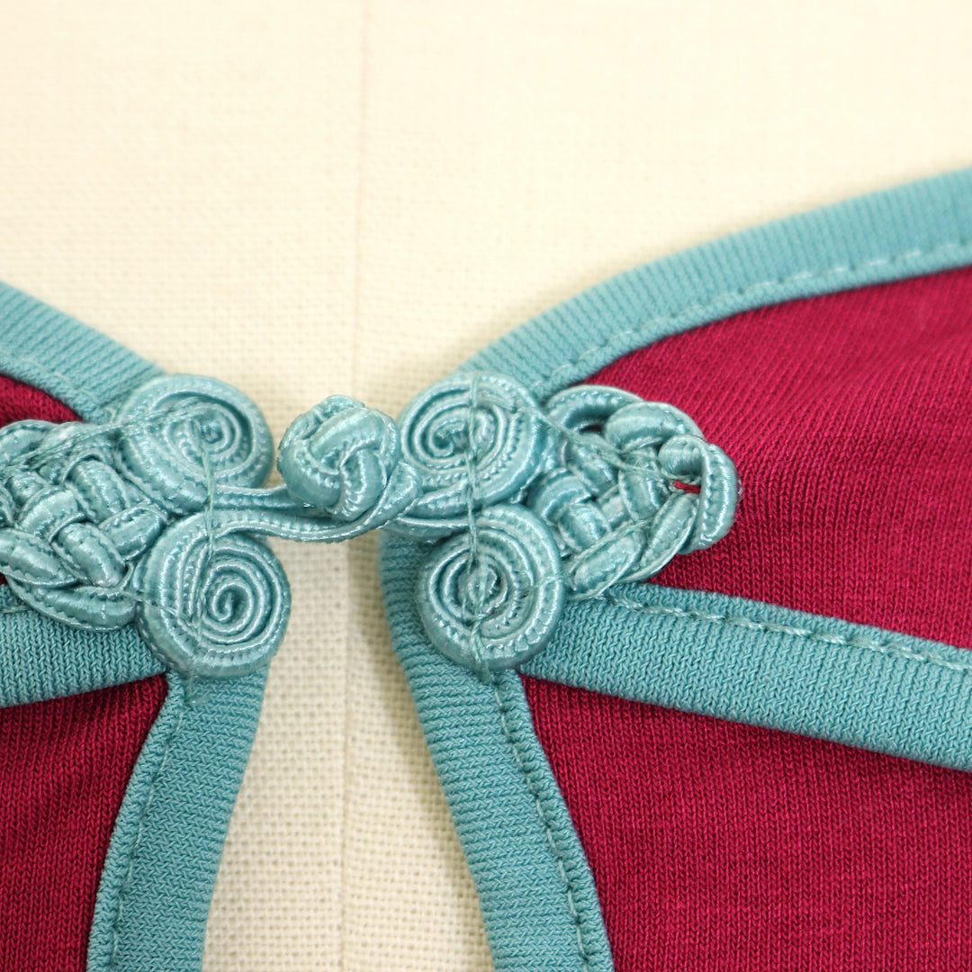 USED】花刺繍チャイナボタンキャミソール | Ozz On | ロリータ