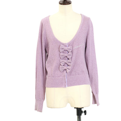 USED】ドットリボンカーディガン| Emily Temple cute Wunderwelt
