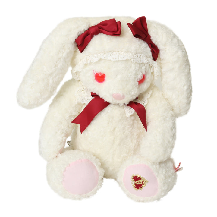 【新品】うさくみゃリュック　オフ白×エンジリボン USED】うさくみゃリュック（オフ白×エンジリボン） | BABY, THE STARS
