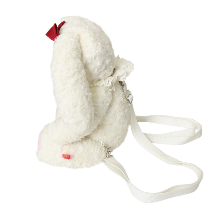 【新品】うさくみゃリュック　オフ白×エンジリボン USED】うさくみゃリュック（オフ白×エンジリボン） | BABY, THE STARS