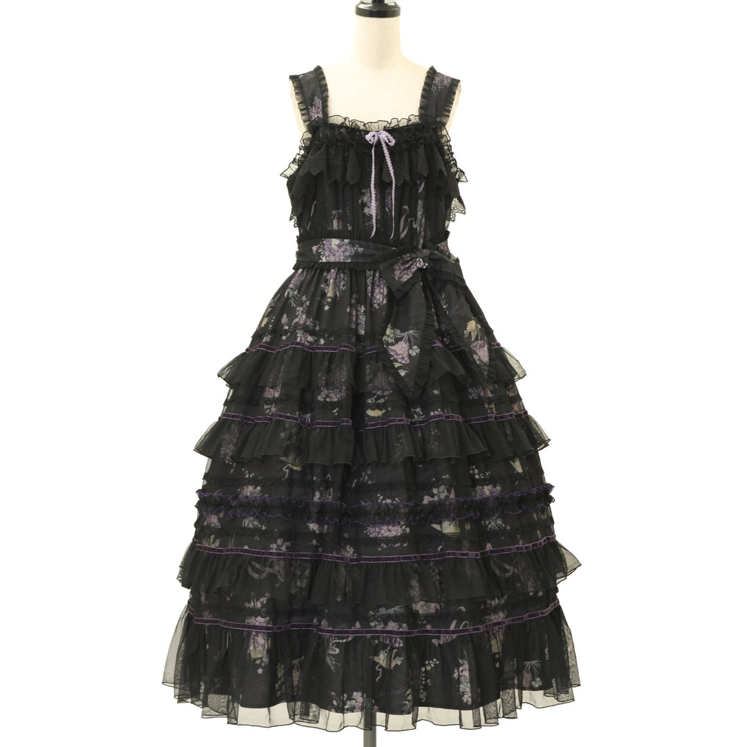 USED】【Avenue d'enfer/XLサイズ】Flora's Veil ジャンパースカート