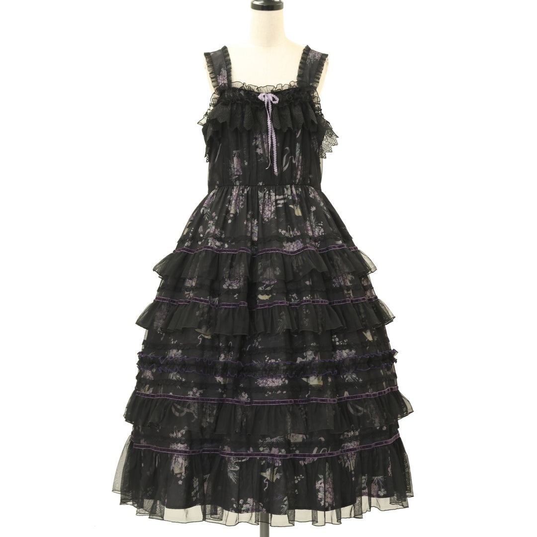 USED】【Avenue d'enfer/XLサイズ】Flora's Veil ジャンパースカート
