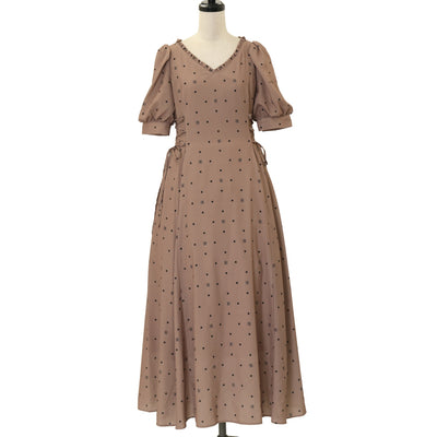 USED】【160cm/三越伊勢丹限定品】プチショコラトリー柄ワンピース