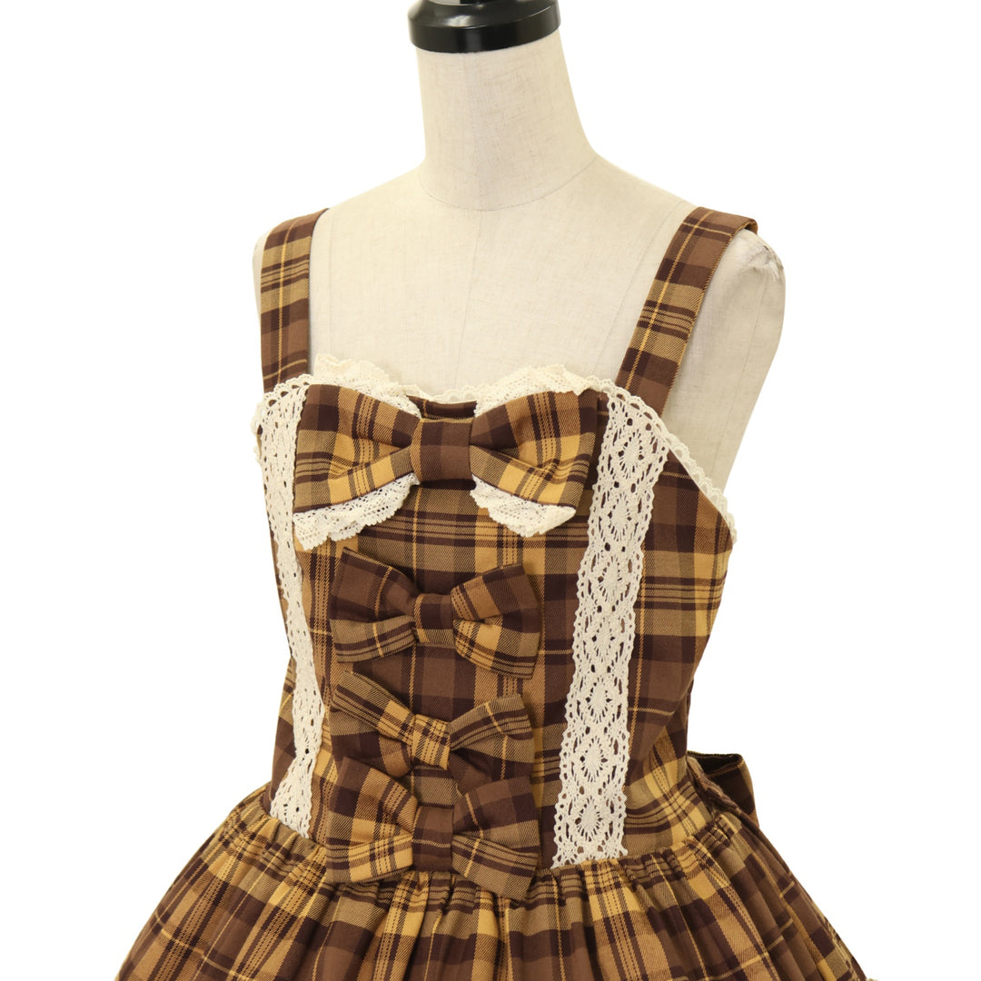 USED】【axes femme kawaii/Mサイズ】タータンチェックジャンスカ