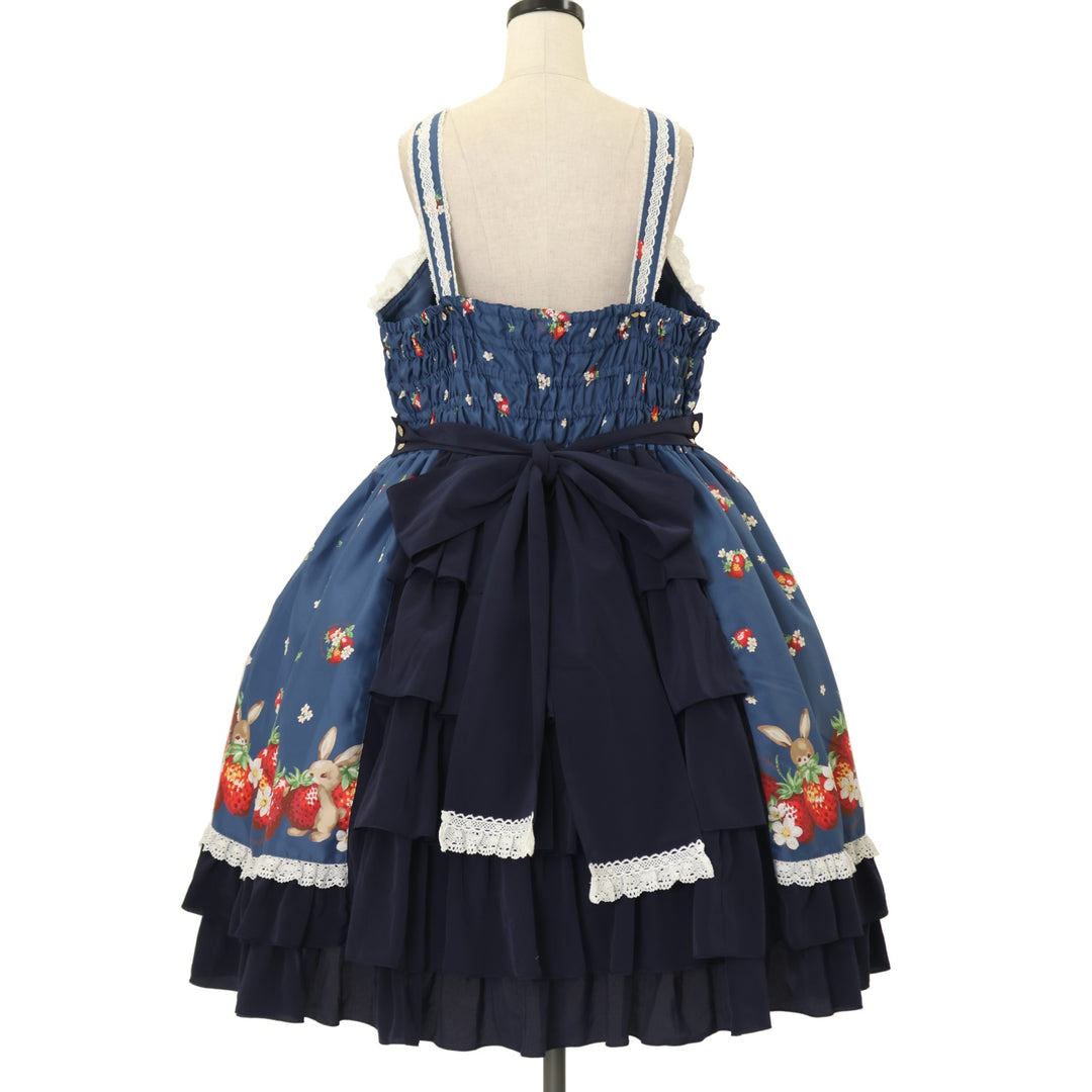 USED】【プラスサイズ】ストロベリーガーデンバッスルフリルジャンパー