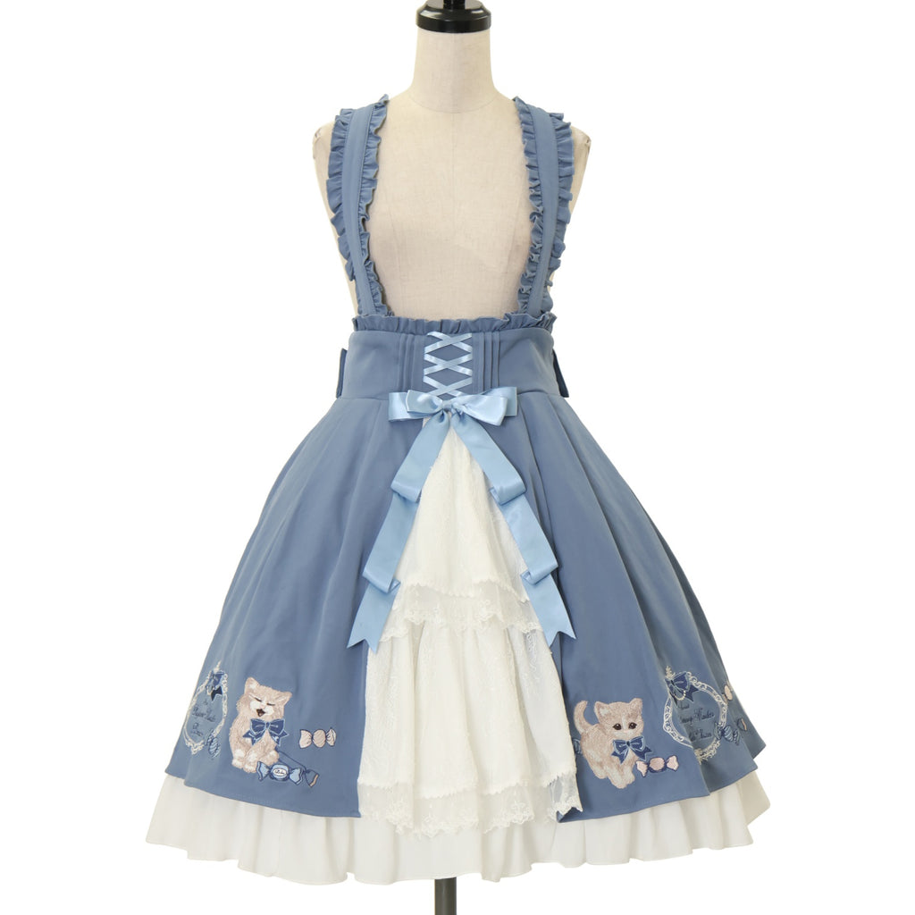 USED】Bonbon Ribbon Chaton スカート | Amavel | ロリータ ゴスロリ