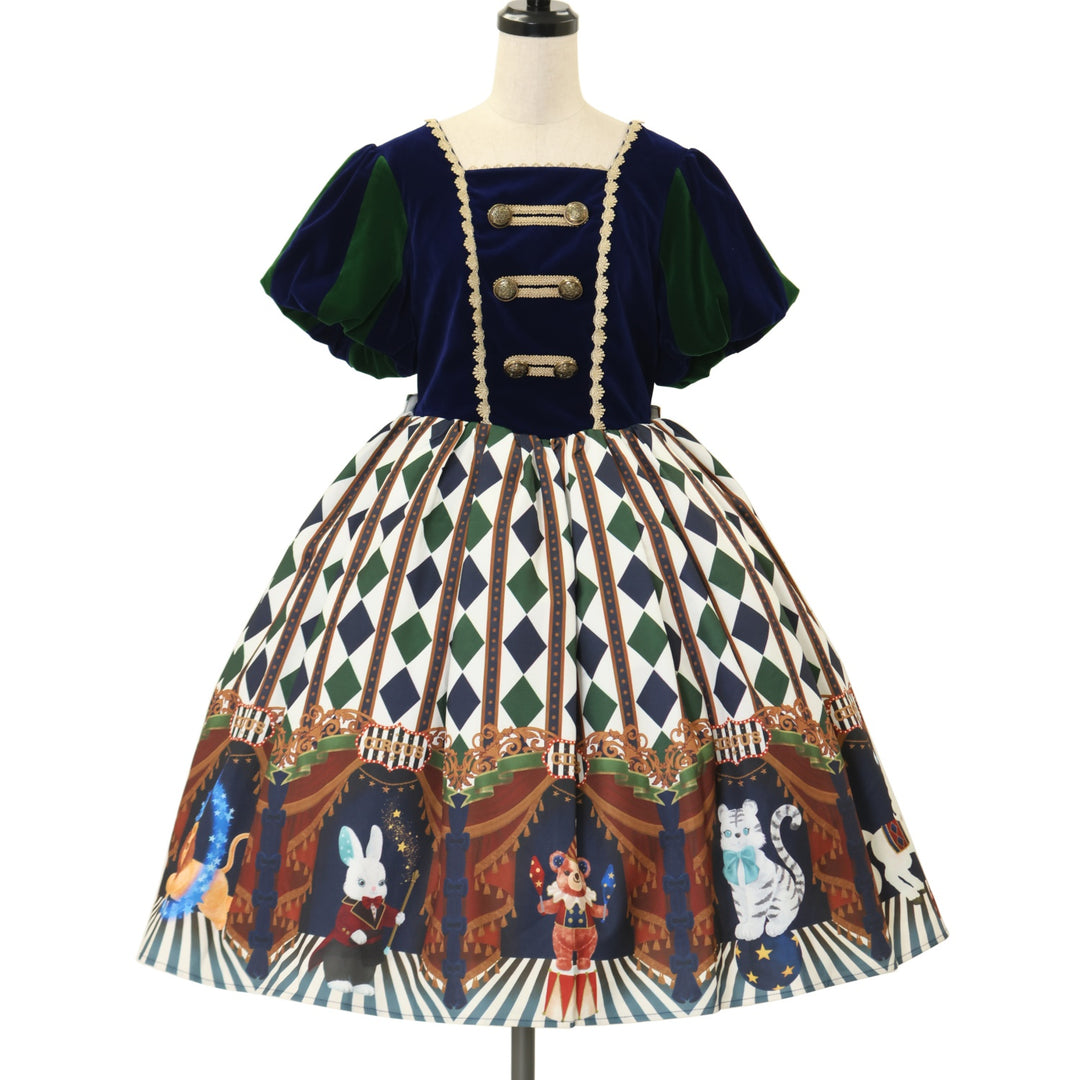 USED】【axes femme kawaii/Mサイズ】ドールズサーカスワンピース