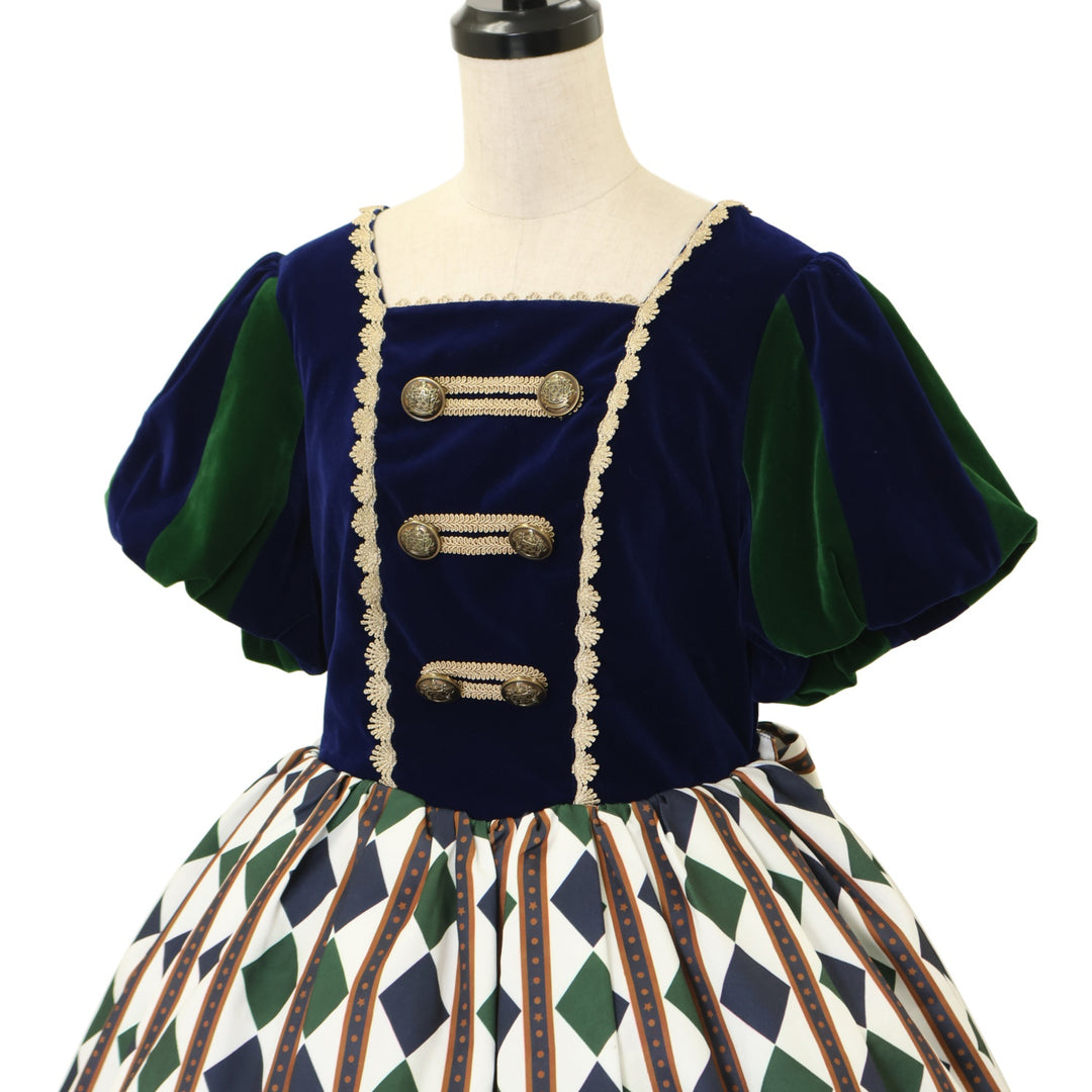 USED】【axes femme kawaii/Mサイズ】ドールズサーカスワンピース