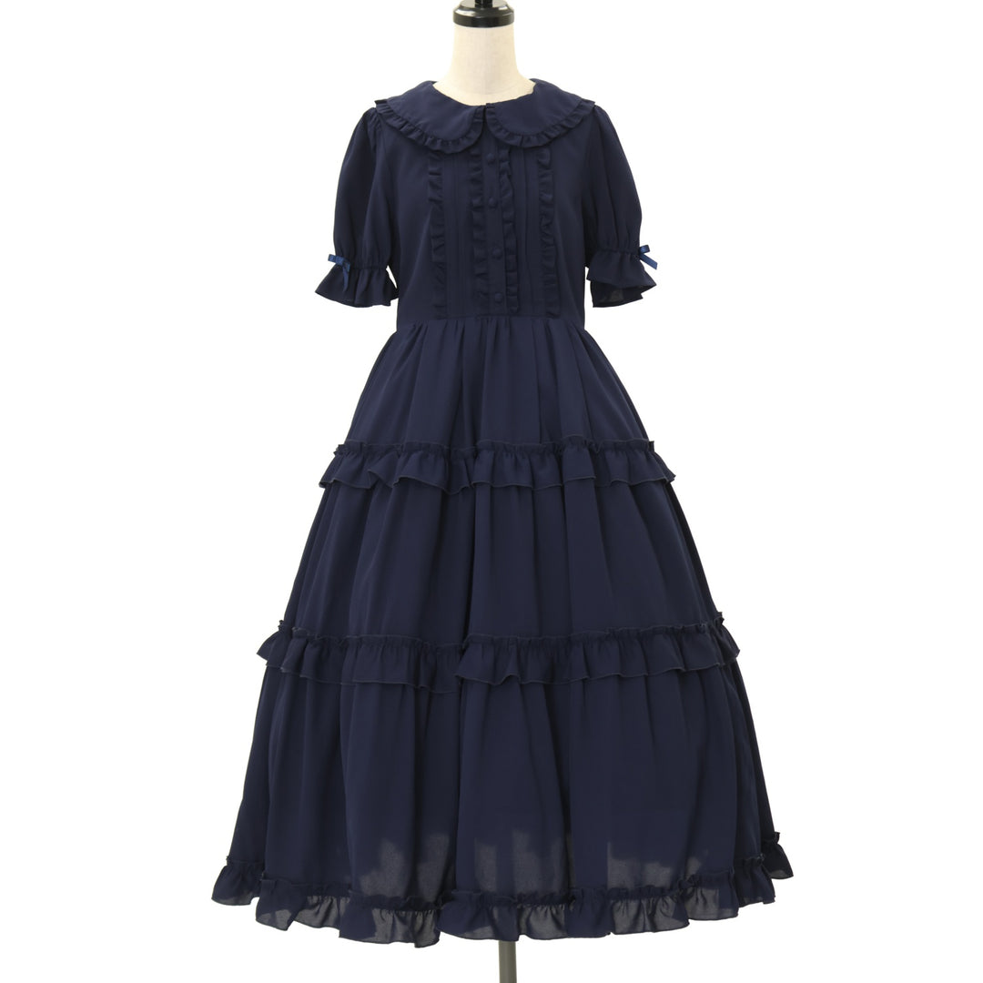 USED】【axes femme kawaii/Mサイズ】ロマンティックフリルワンピ