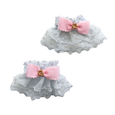 USED】Fancy Ribbonエプロン（白×青） | Angelic Pretty | ロリータ