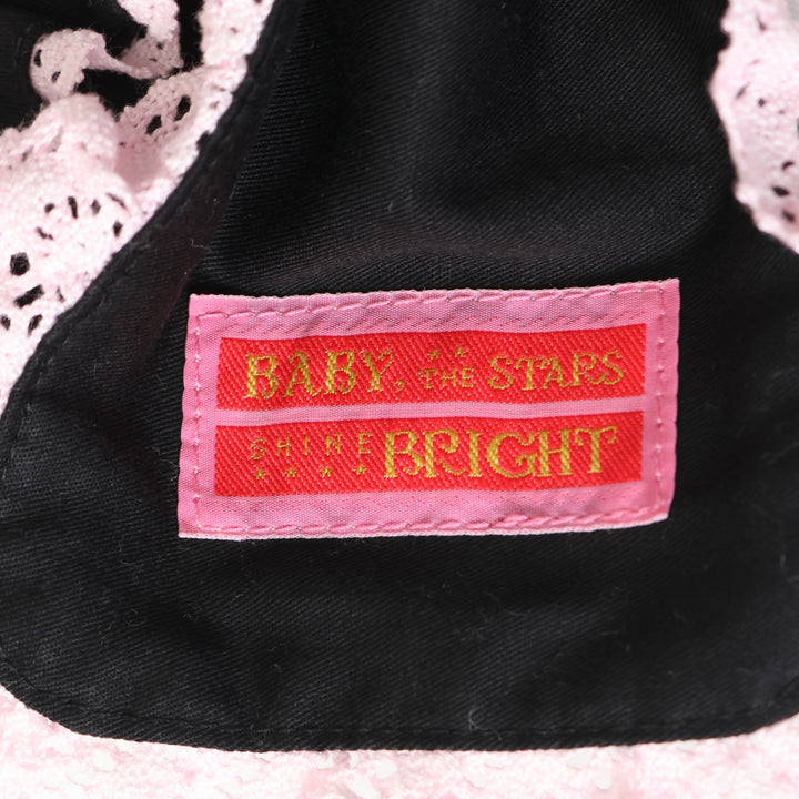 USED】シャン・ドゥ・フルールリボンヘッドドレス（黒×ピンク） | BABY