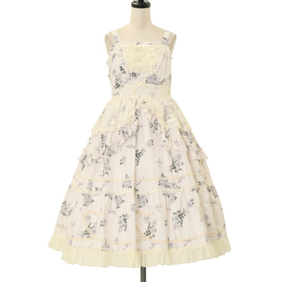 USED】リボンシャーリングジャンパースカート | Angelic Pretty