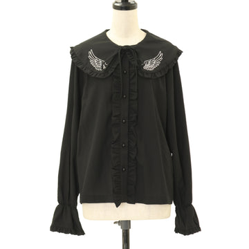 USED】シフォンフリルスタンドカラーブラウス | Victorian Maiden 