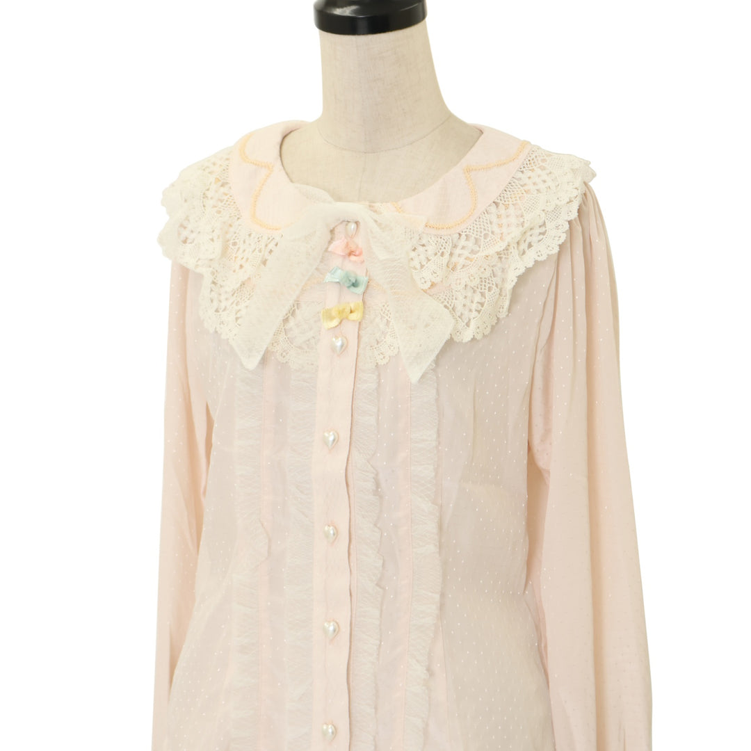 USED】Salon de thé Minette柄 Macaron ブラウス | BABY, THE STARS 
