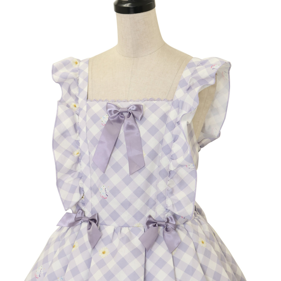 USED】【axes femme kawaii/Mサイズ】イースター柄ジャンスカ