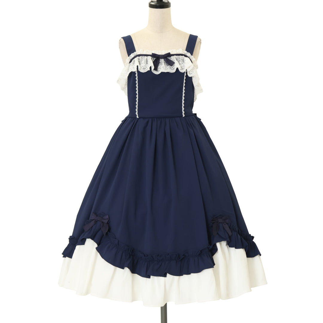USED】【Mサイズ】不思議の国のジャンパースカート | Chalmiere