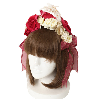 USED】【PINK HOUSE × misako aoki 】リボンいっぱいヘッドドレス