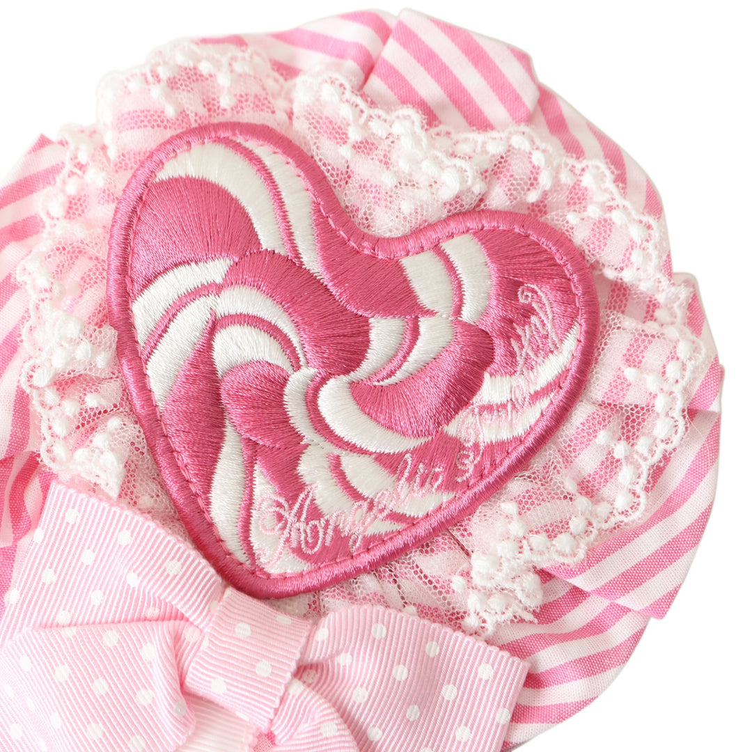 USED】POP Heartロリポップワッペンロゼッタブローチ | Angelic Pretty