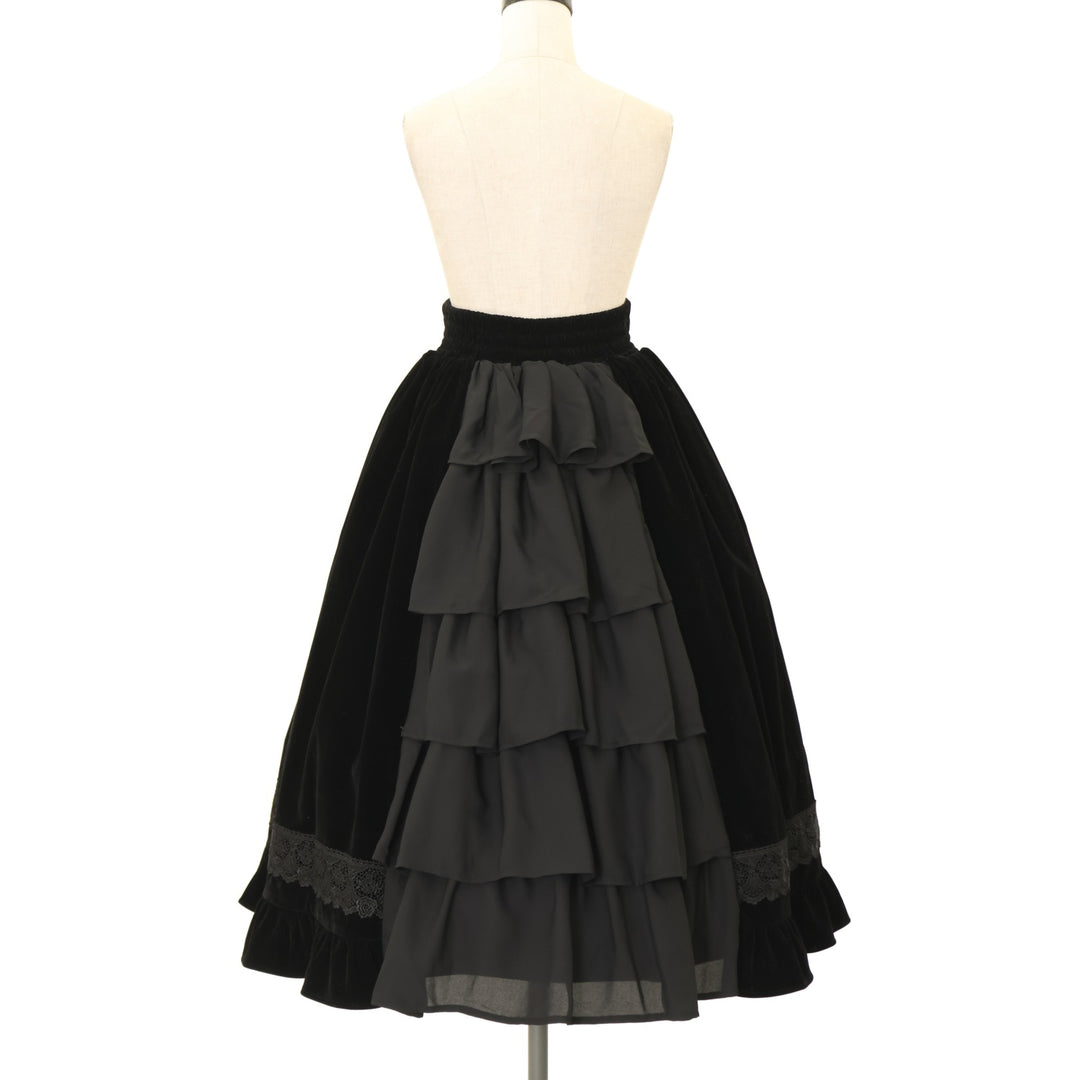 USED】【axes femme kawaii/Mサイズ】ベルベットドールスカート
