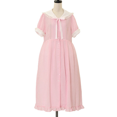 USED】メルヘンチェックワンピース(ギンガム) | Angelic Pretty