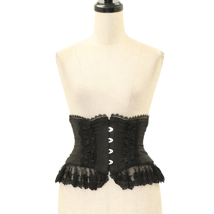 ATELIER PIERROT Frill Short Corset ブラック USED】Frill Short Corset | ATELIER-PIERROT Wunderwelt Online Shop