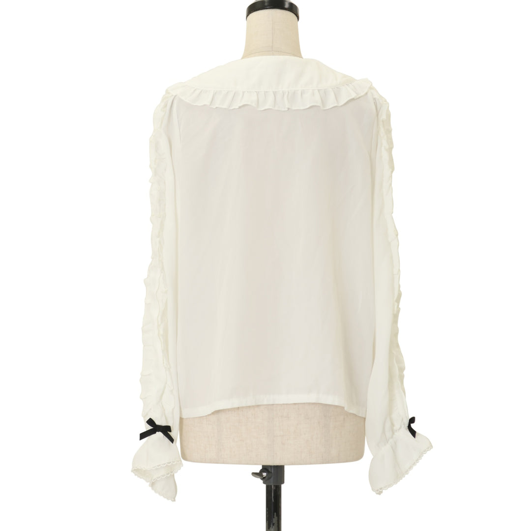 USED】【axes femme kawaii/Mサイズ】ハロウィンナイト刺繍ブラウス